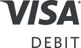 Visa Debit logo.